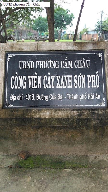 UBND phường Cẩm Châu