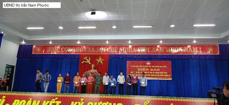 UBND thị trấn Nam Phước