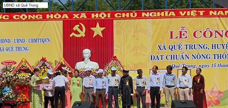 UBND xã Quế Trung