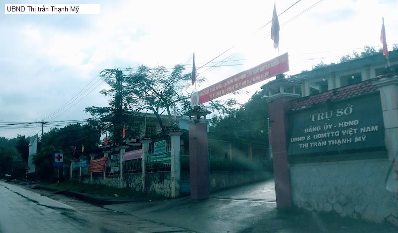 UBND Thị trấn Thạnh Mỹ