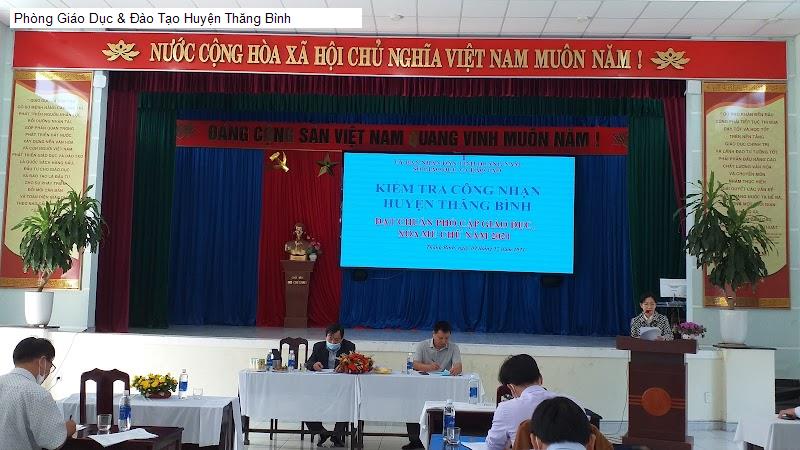 Phòng Giáo Dục & Đào Tạo Huyện Thăng Bình