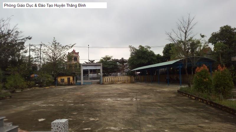 Phòng Giáo Dục & Đào Tạo Huyện Thăng Bình