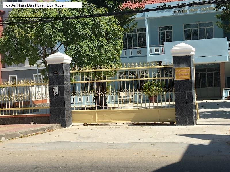 Tòa Án Nhân Dân Huyện Duy Xuyên