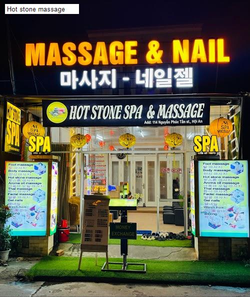 Hot stone massage